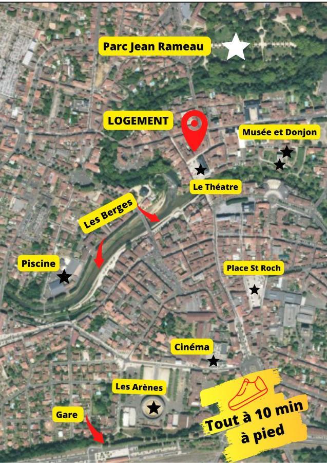 Le Wlerick 1 - Hyper Centre - Au Calme - Wifi Apartment Mont-de-Marsan Exterior photo